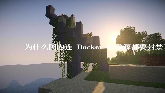 为什么国内连 Docker 镜像源都要封禁？