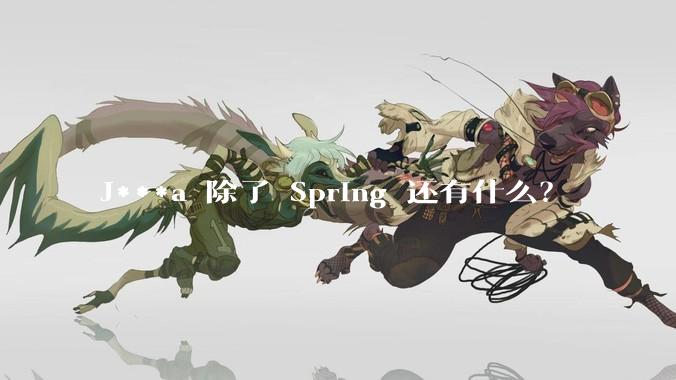 J***a 除了 Spring 还有什么？