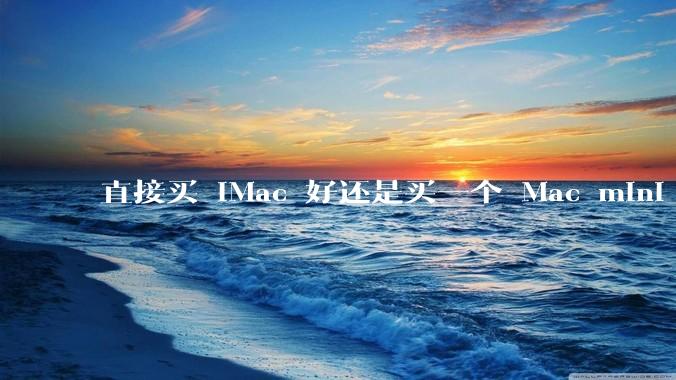 直接买 iMac 好还是买一个 Mac mini 加一个显示屏?