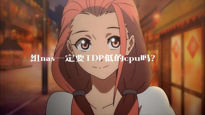 组nas一定要TDP低的cpu吗？